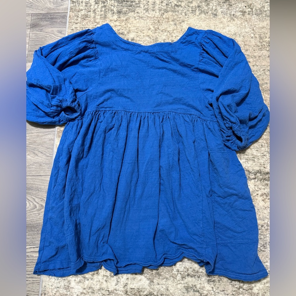 Free People Royal Blue Mini Dress